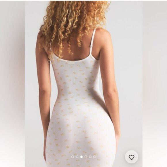 SKIMS Dresses & Skirts - SKIMS Soft Lounge Marble Print Maxi Dress – Size S – EUC